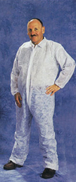 Coverall, Polypropylene, Zip Front, Elastic Wrist & AnkleAbso